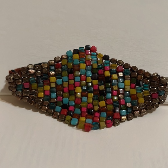 Kenneth Cole Beaded Sliding Length String Bracelet - Picture 2 of 3